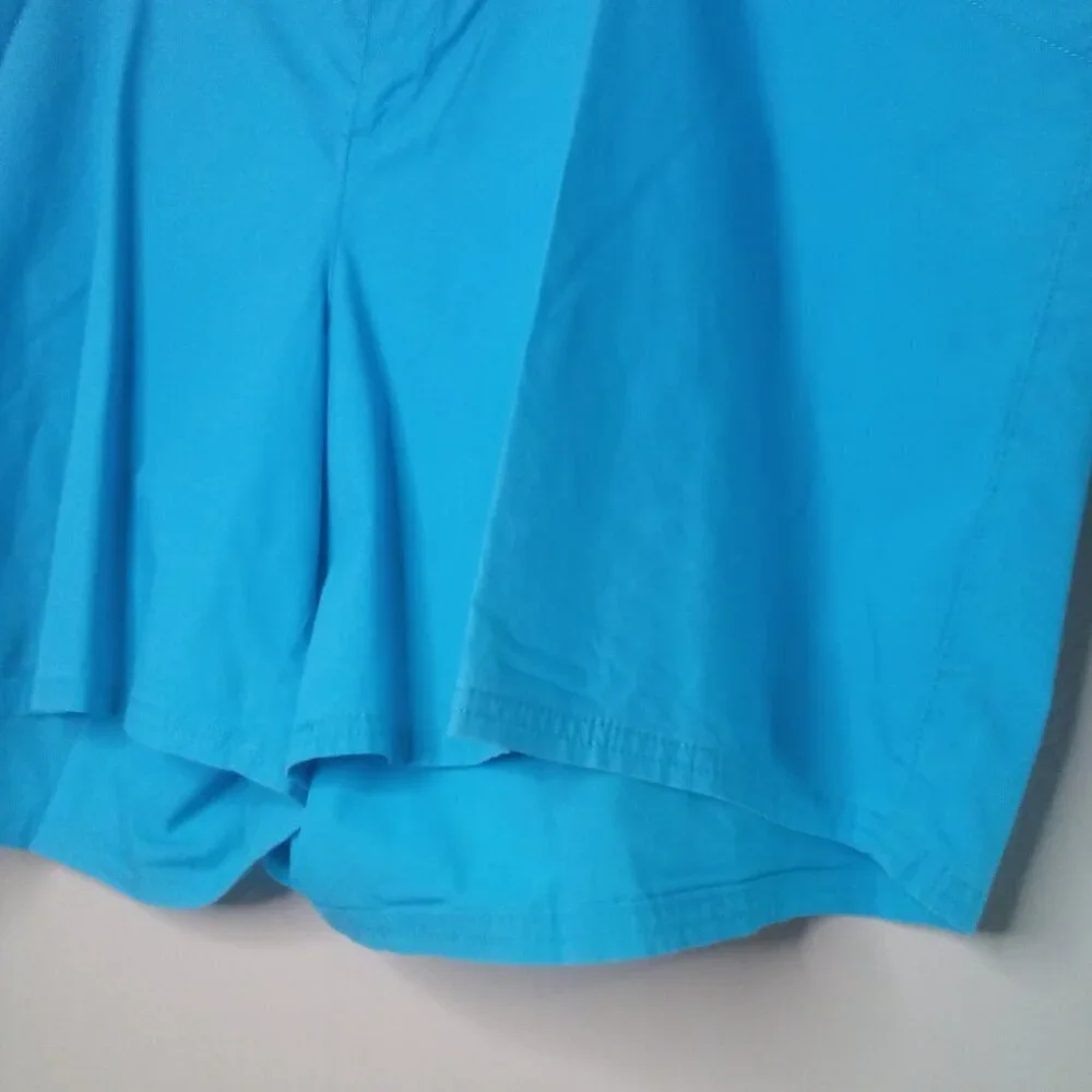 Lane Bryant Shorts Women 24 Chino Pockets Teal Blue